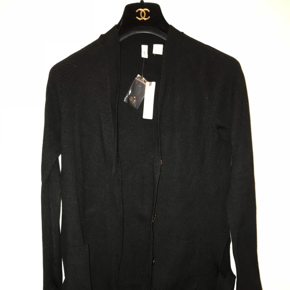 Anthropologie Black Cardigan (XS) Brand New w Tag